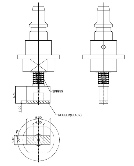 Cutomized nozzle for juki Label Feeder